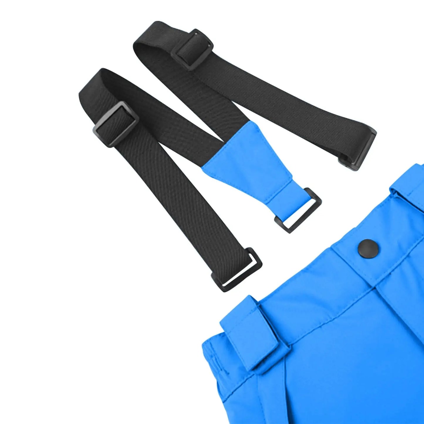 Children's Ski Bib Pants Outdoor Windproof Waterproof Snowboarding Pants Warm Adjustable Shoulder Strap Snow Pants for 6-19years
