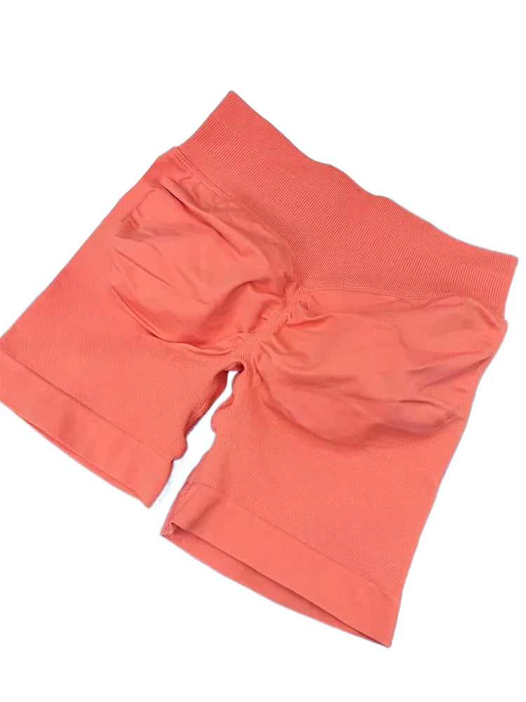 Seamless Shorts 4.5" Yoga Shorts Women Clothes Scrunch Bum Gym Shorts Booty Running Short Butt Lifting Workout Pants Fitness