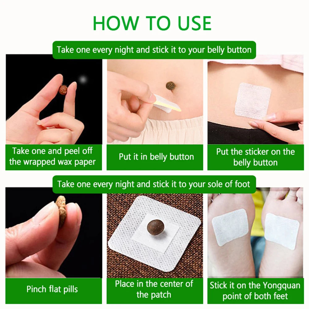 Herb Ball Fat Burning Slimming Patches Anti Cellulite Belly Detox Navel Sticker Weight Losing Fast Slim Plaster Slimming Product