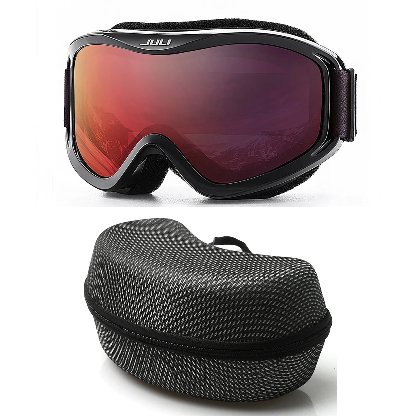 MAXJULI Professional Ski Goggles Double Layer Anti-Fog UV400 Lens Snowboarding Snow Winter Sports Goggles for Men Women BBS