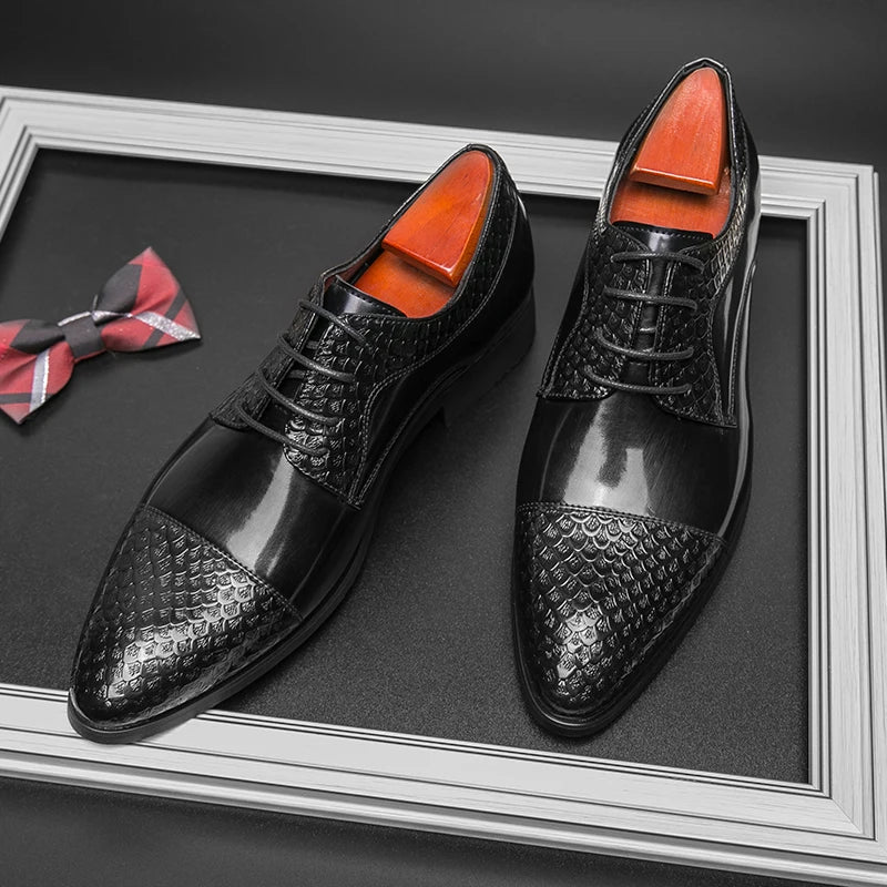 Dress Shoes Man Classic Casual Business Leather Shoes Men Formal Wedding Office Leather Shoes For Men Social Shoe Male