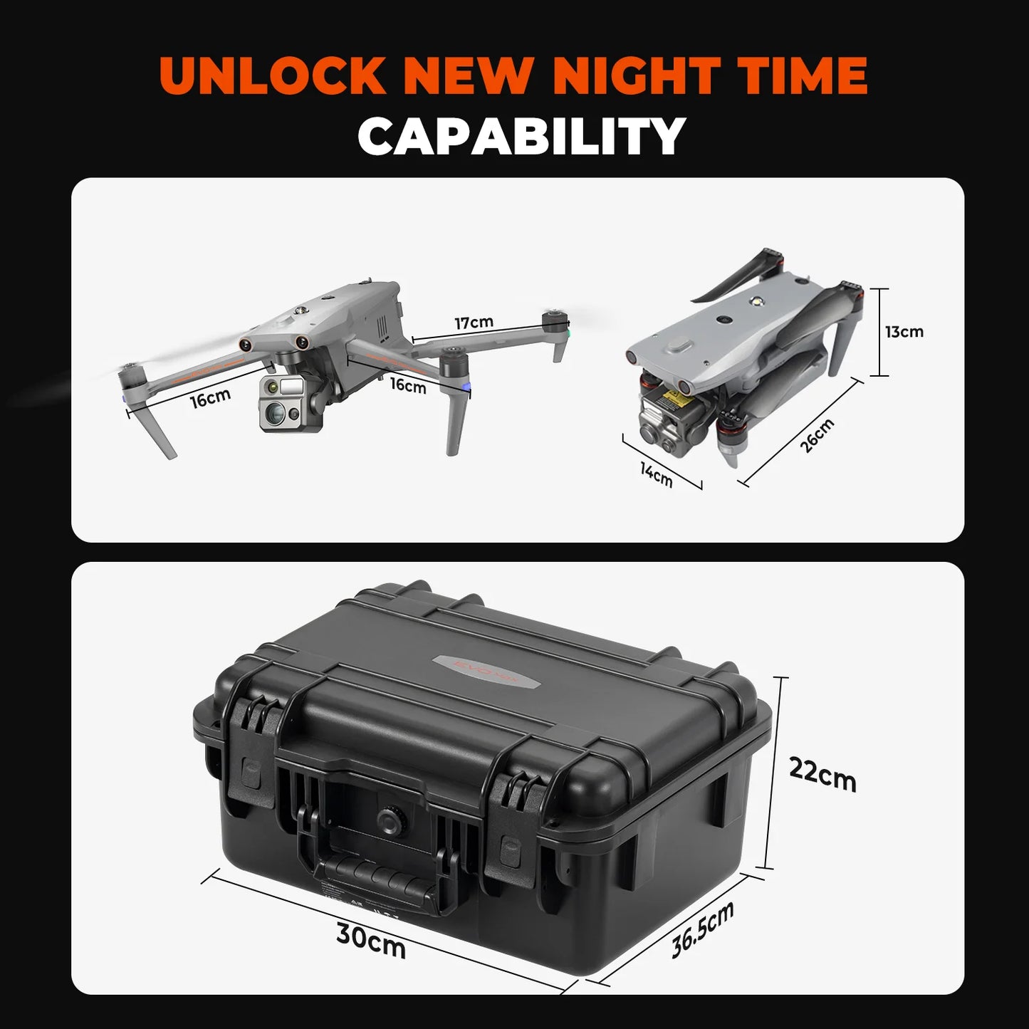 Autel Robotics EVO Max 4N V2, 4-in-1 Night Vision &Thermal Imaging Drone with 8K Professional GPS 25KM,Long Transmission Range