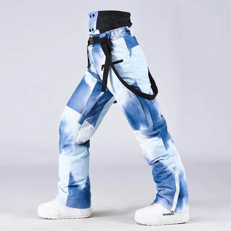 Windproof Outdoor Sport Trousers for Men and Women, Alpine Overalls, Waterproof Ski Pants, Warm Overalls, Big Ski Pants, Mountai