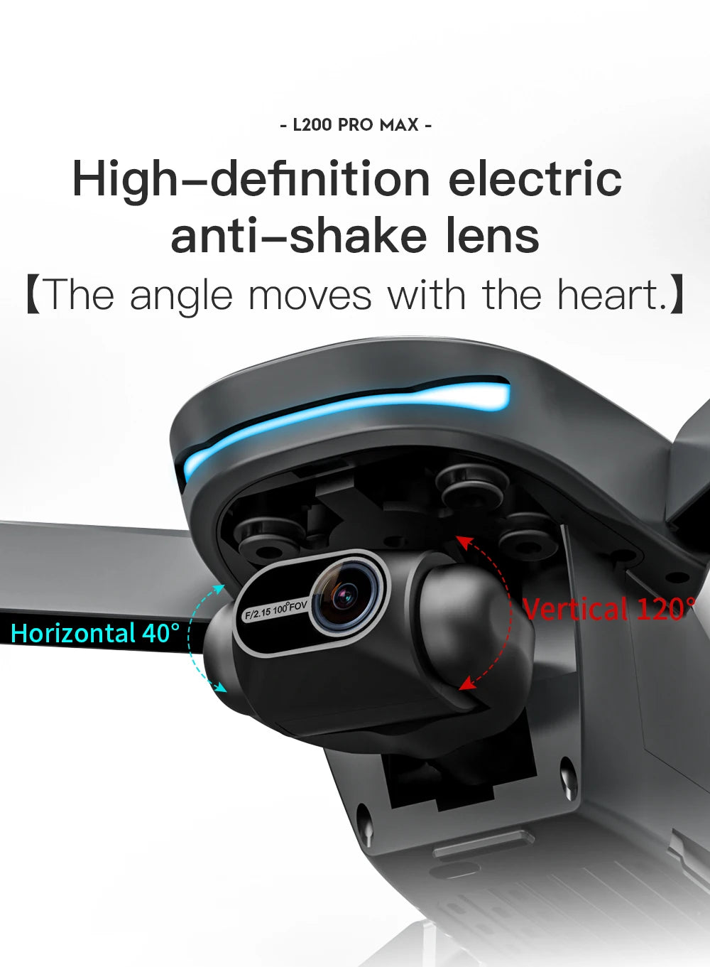 L200 PRO MAX Drone 4K Professional EIS Camera 2-Axis Gimbal 360° Obstacle Avoidance Brushless Motor GPS Quadcopter FPV RC Drones