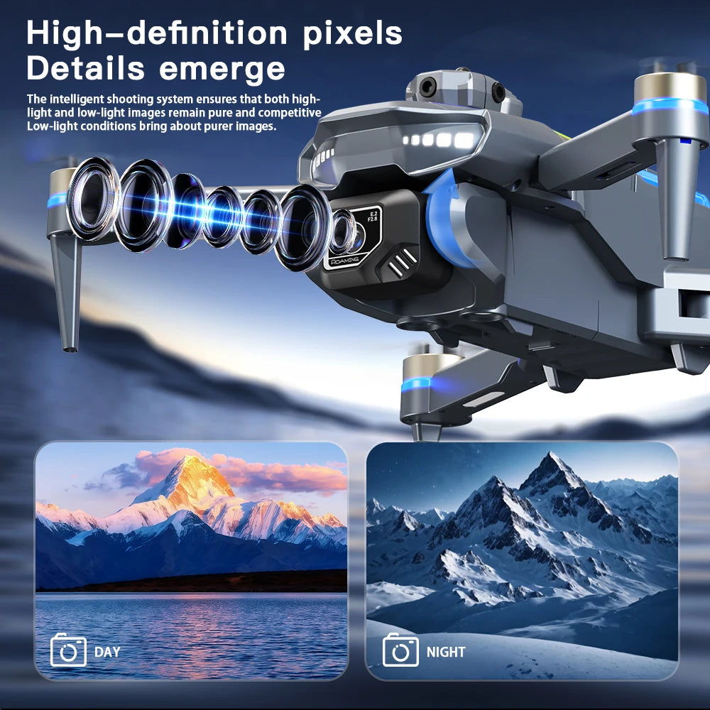 For Xiaomi 2026 NEW AE19 Drone With Remote control Obstacle Avoidance 8K HD Dual Camera Brushless WiFi FPV Foldable Quadcopter