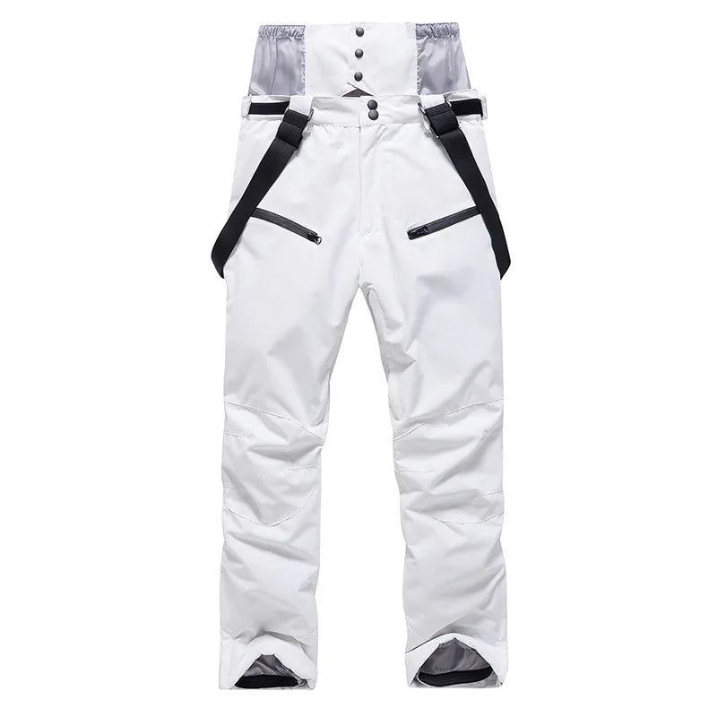 Winter Unisex Ski Pants Windproof Waterproof Snowboard Wear Outdoor Warm Snow Sports Pants Men Women Skiing Trousers