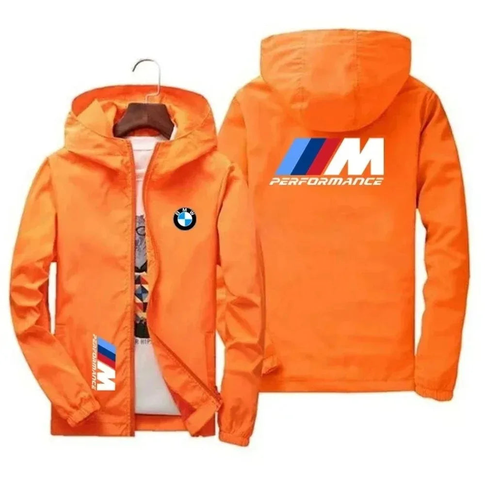 2026 BMW Bucket Hoodie Jacket Large-Sized Trendy Casual Sports Top for Spring And Autumn Stylish New Style