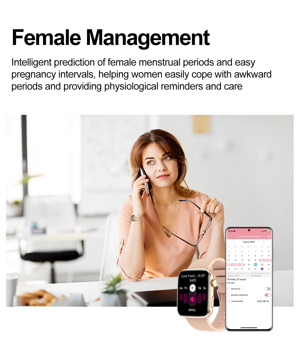 2025 New Women Men AI Smart Diagnosis Watch HRV+PPG Blood Pressure Heart Rate Health Monitor IP68 NFC Fashion Sports Smartwatchs