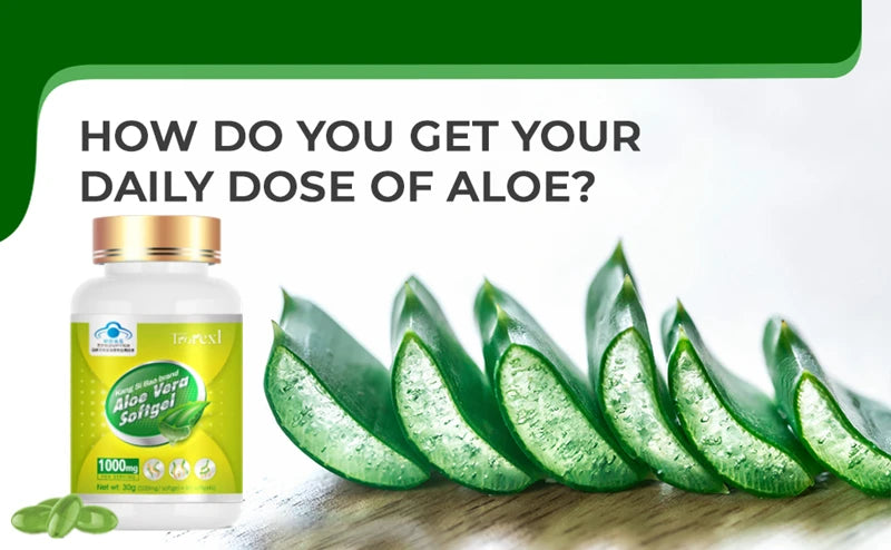 Weight Loss Slimming Products for Men & Women Aloe Vera Appetite Reduction Vegan Capsules