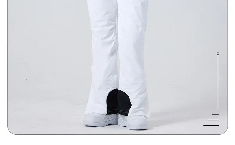 Outdoor Skiing Trousers Women Men's Ski Pants Winter Thickened Windproof Waterproof Warm 2025 Snowboarding Snow Strap Pants