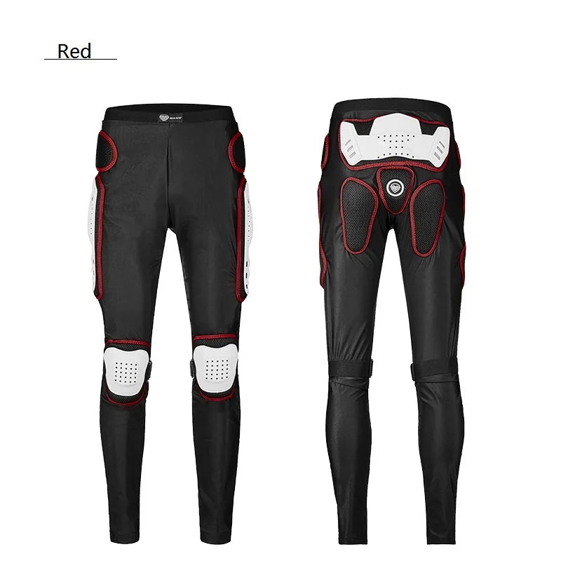 Sulaite Summer Breathable Motorcycle Armor Pants Men Women Motocross Impact Pants Riding Trousers Elastic Lycra Fabric