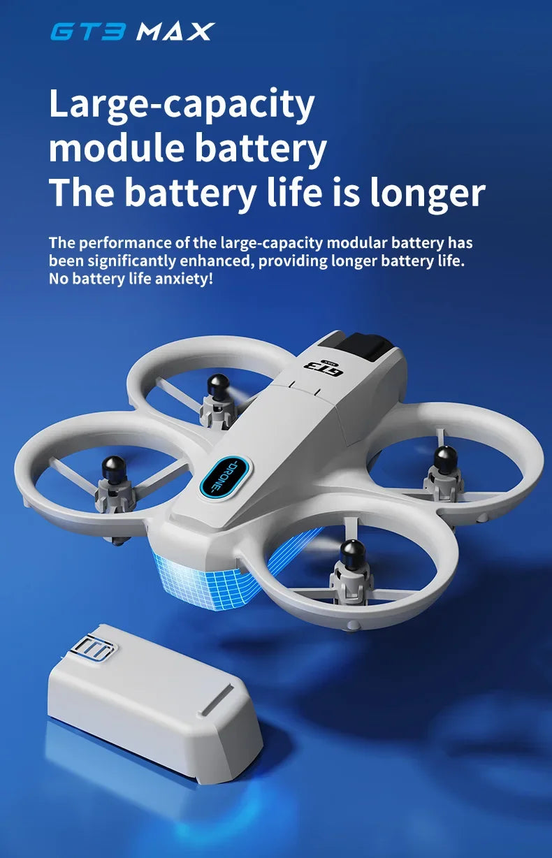 2026New GT3 MAX Drone 8K HD 4.3" Remote Control Headless Mode Helicopter 360° Flip Quadcopter Toys Mini Drone Fors Kid Toy Gifts