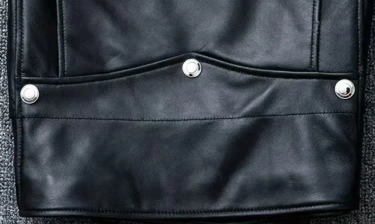 Men's Slim Fit PU Leather Jacket Fashionable Motorcycle Style Spring Autumn Korean Version Casual Outerwear Male Biker Coat