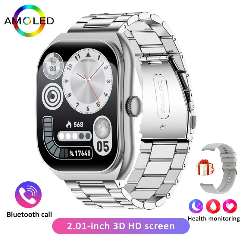 2026 New Bluetooth Call Smart Watch Women Customisable Dials Waterproof Sports Fitness Tracker Fashion Ladies' Smartwatch+Box