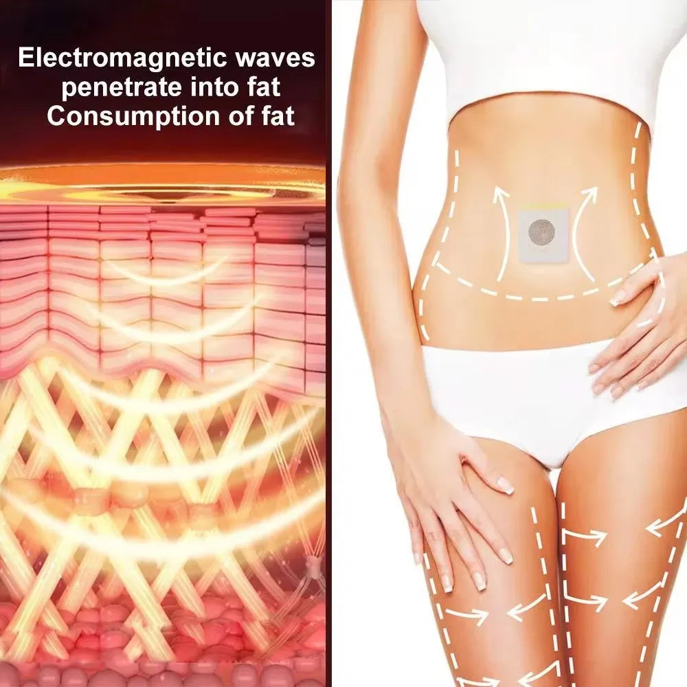 30PCS Belly Body Shaping Pill and 30PCS Mugwort Navel Sticker Lymphatic Patches Improve Stomach for Female Male Reduce Swelling