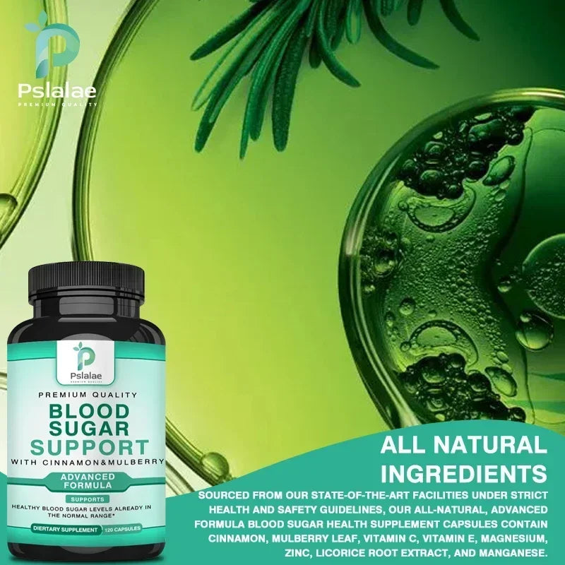 Blood Sugar Support - Controls Blood Sugar Levels, Supports Heart Health, Glucose Metabolism