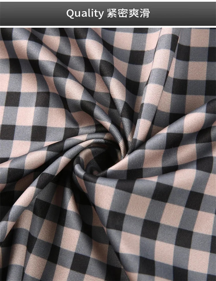High End Man's Plaid Shirts Non-iron Business Fashion Leisure Tops Luxurious Male Short Sleeve Summer Quality Thin Shirt for Men