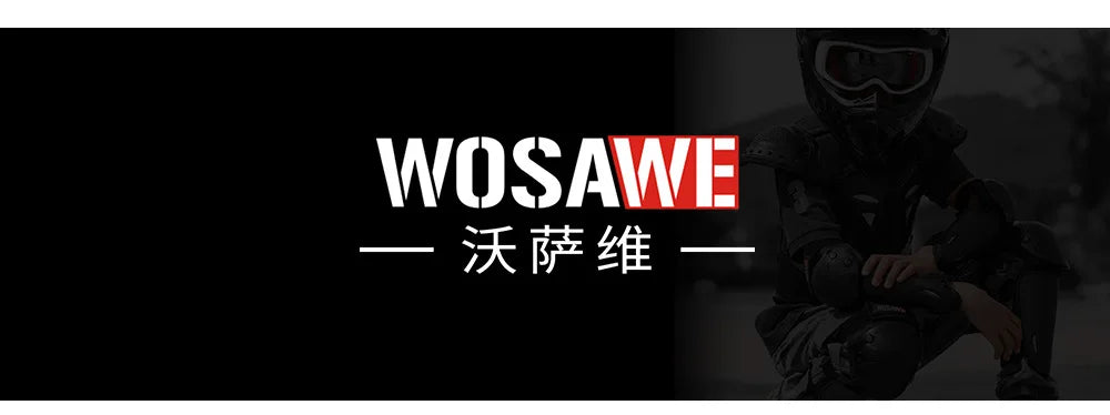 WOSAWE Children's Armor Jacket Spine Chest Protection Equipment Motocross Skateboard Moto Jacket Motorcycle Gear Moto Kids Armor
