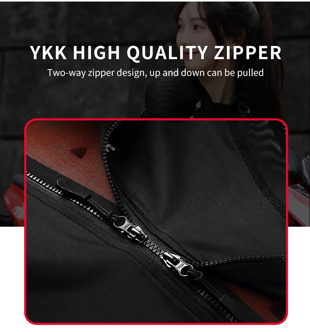 WOSAWE Summer Breathable Women's Motocross Motorcycle Armor Knight Riding Protect Anti Fall Soft Motorbike Armors Racing Jacket