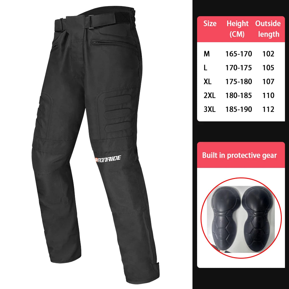 Summer Motorcycle Pants Man Mesh Lightweight Breathable Outdoor Motorbike Riding Pants With Protective Gear Motocross Pants