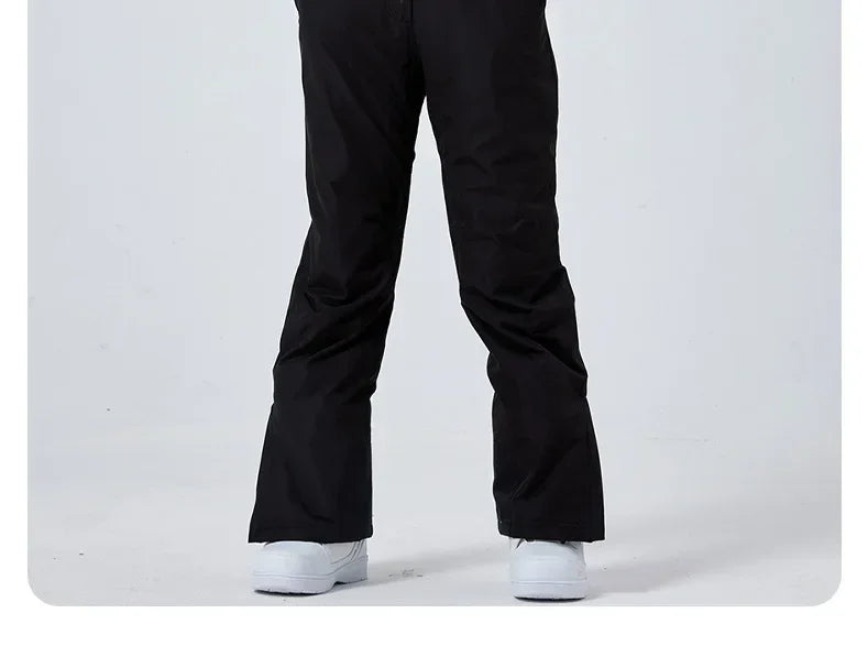 Outdoor Skiing Trousers Women Men's Ski Pants Winter Thickened Windproof Waterproof Warm 2025 Snowboarding Snow Strap Pants