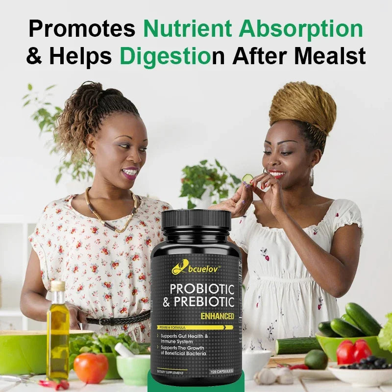Probiotic and Prebiotic Supplements - Promote Immune and Digestive Health for Men and Women, Boost Metabolism, Gut Health