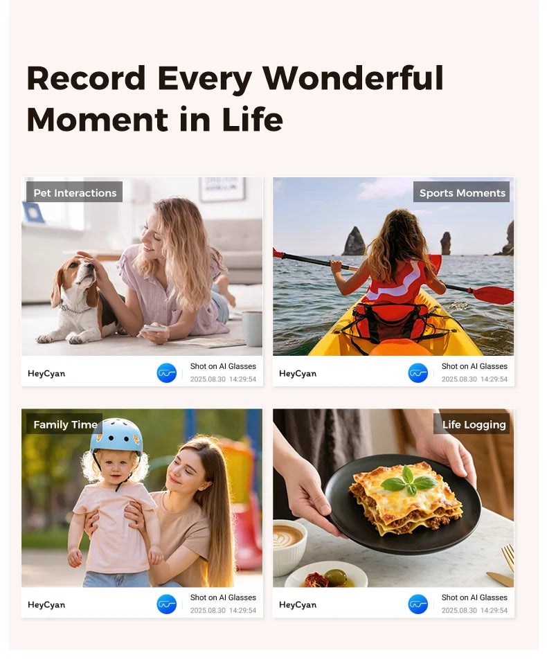 New 800W Camera 3600mAh Power Bank Smart Glasses Men Translator Take Photo WIFI Transmission Music Player AI Chat Glasses Women