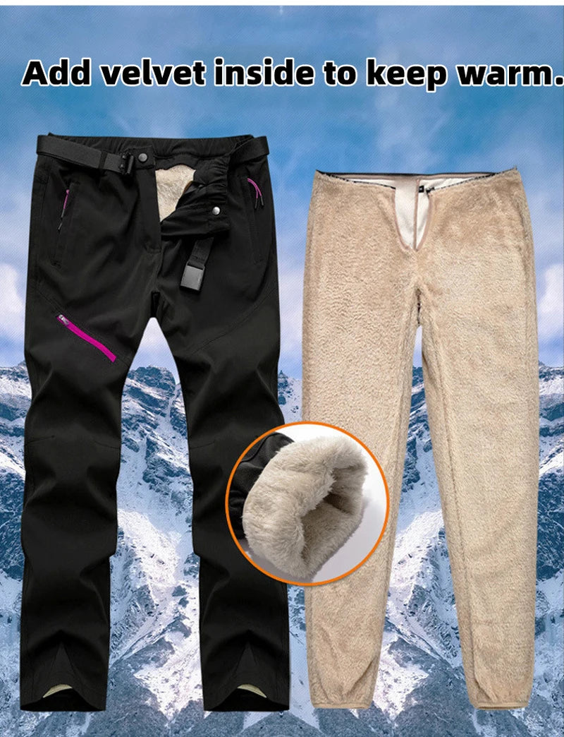 Ski Suit Women Winter Warm Windproof Waterproof Ski Jacket Ski Pants Female Outdoor Sports Snow Coat Trousers Snowboard Wear