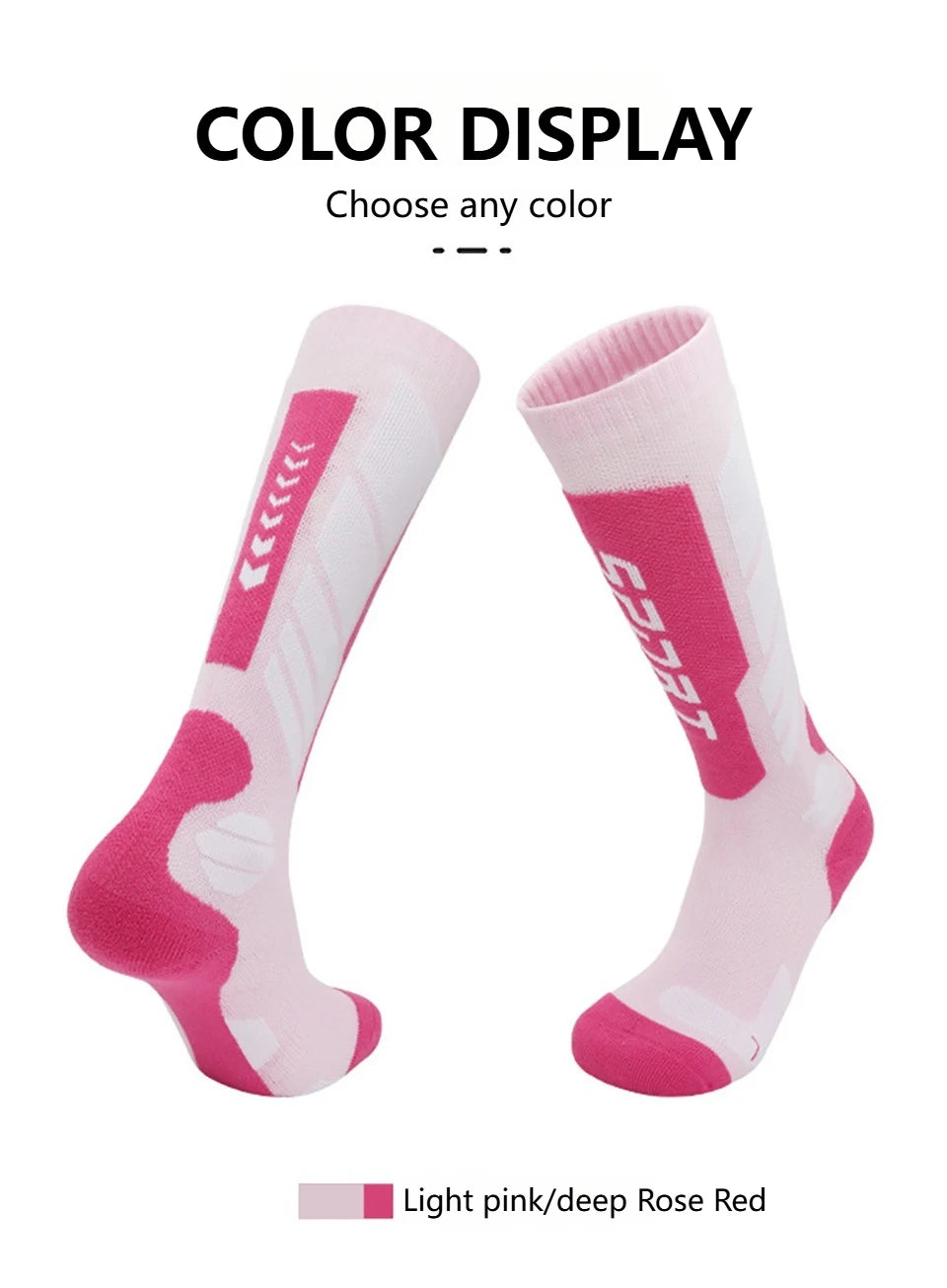 Adult Thermal Winter Ski Socks Men Women Warm Outdoor Cycling Snowboarding Sports Thermosocks Camping Hiking Stockings