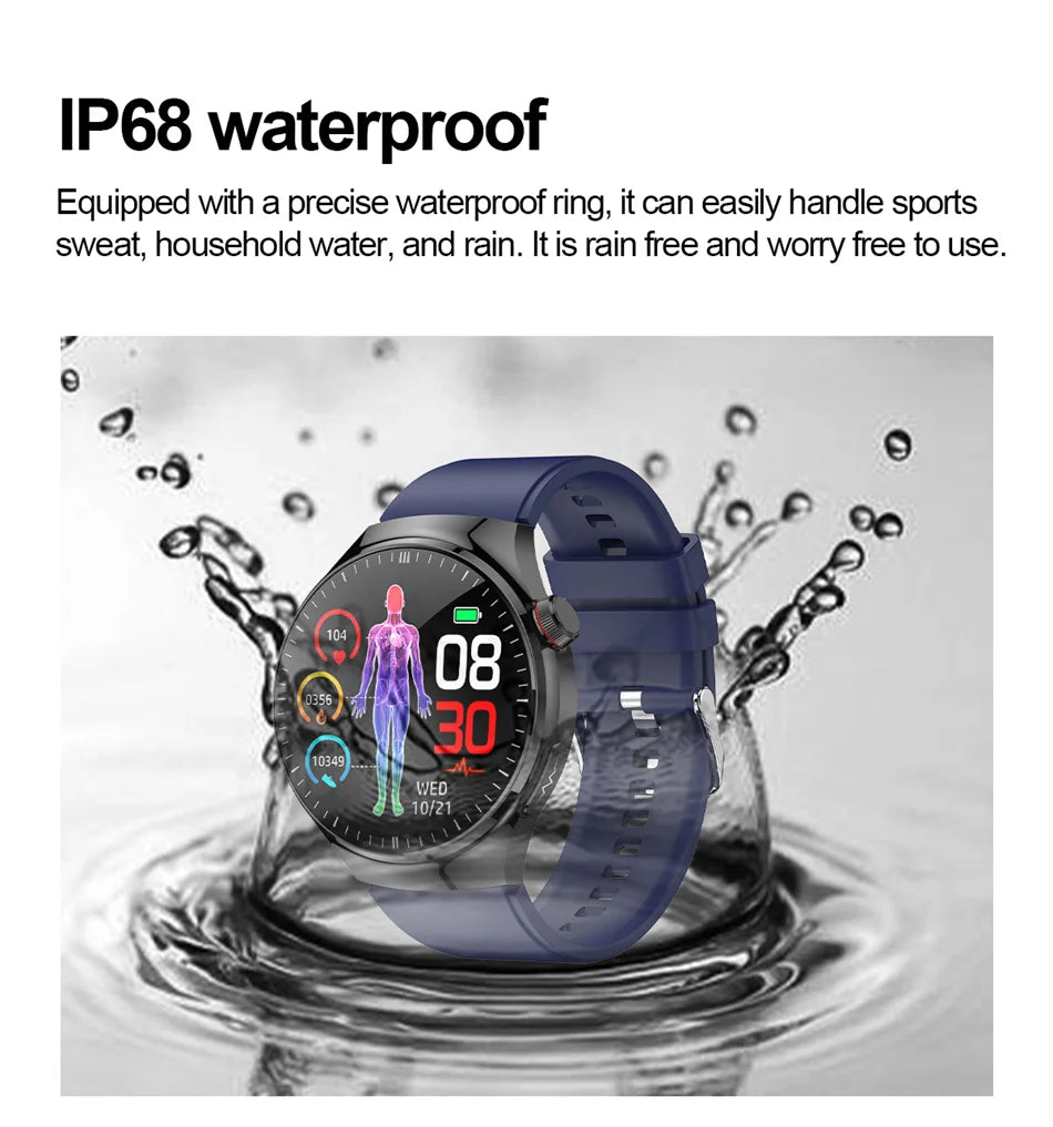 2026New high-end Smart Watch Men Women Health Measurement Blood Oxygen Bp physical examination call exercise ECG Smartwatch Man