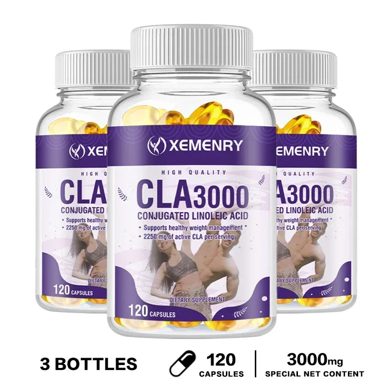 CLA Supplement - Healthy Weight Management, Increase Muscle Mass, Promote Metabolism, Anti-aging, and Maintain Overall Health
