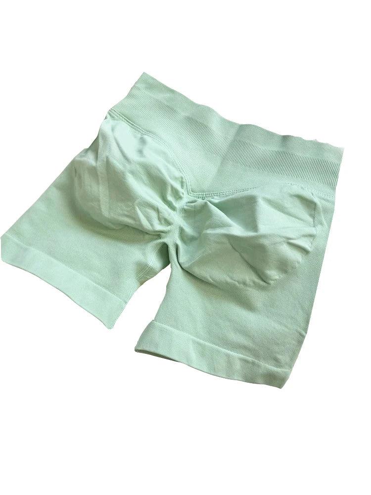 Seamless Shorts 4.5" Yoga Shorts Women Clothes Scrunch Bum Gym Shorts Booty Running Short Butt Lifting Workout Pants Fitness