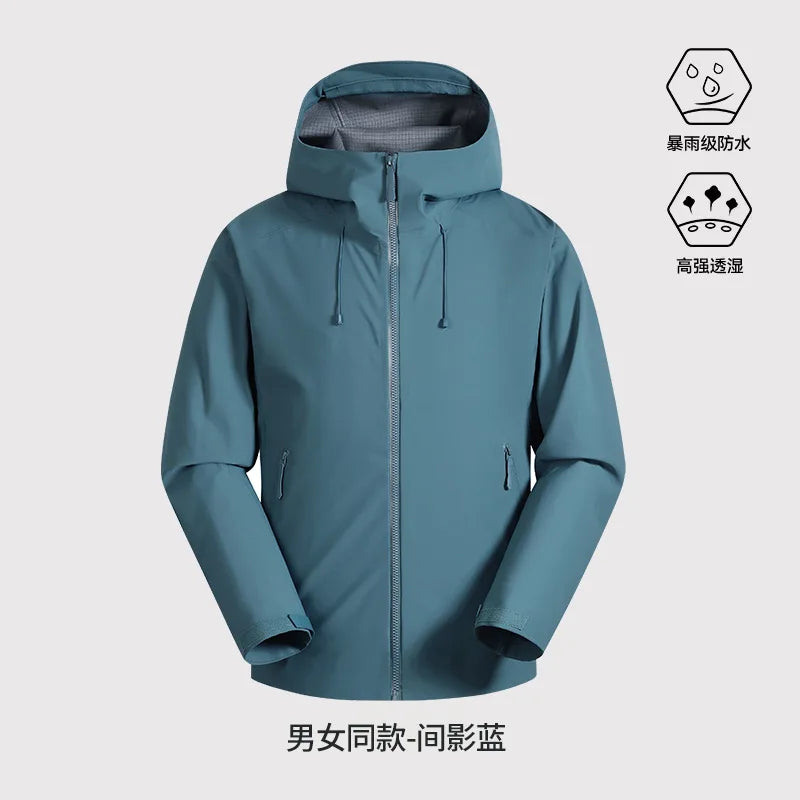 Jackets, fashionable men's and women's mountaineering suits, high breathability, waterproof and high-quality jackets.