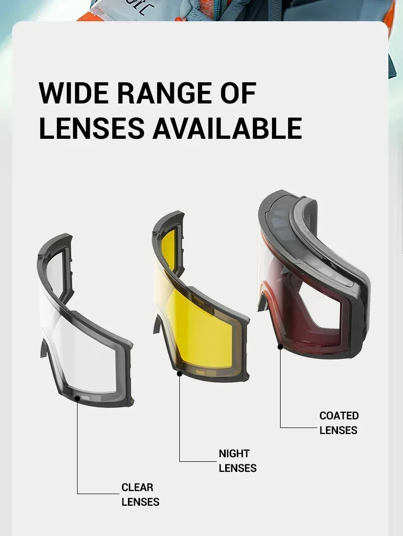 Kapvoe Winter Photochromic Ski Goggle Snow Anti-Fog Sunglasses Snowboard Mask for Men Women Eyewear UV400 Glasses Snowmobile