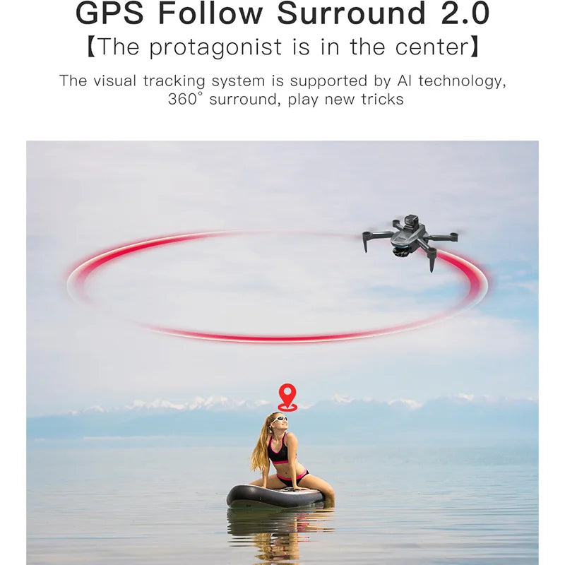 L200 PRO MAX Drone GPS 8K Professional 2-Axis PTZ HD Dual Camera 5G WIFI FPV 360° Laser Obstacle Avoidance Brushless Motor Dron