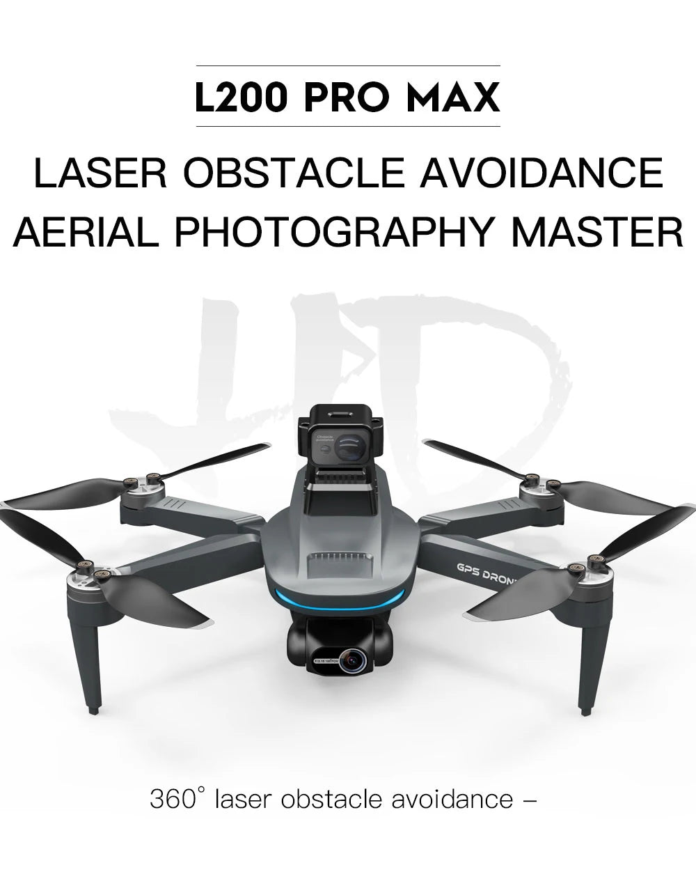 L200 PRO MAX Drone 4K Professional EIS Camera 2-Axis Gimbal 360° Obstacle Avoidance Brushless Motor GPS Quadcopter FPV RC Drones