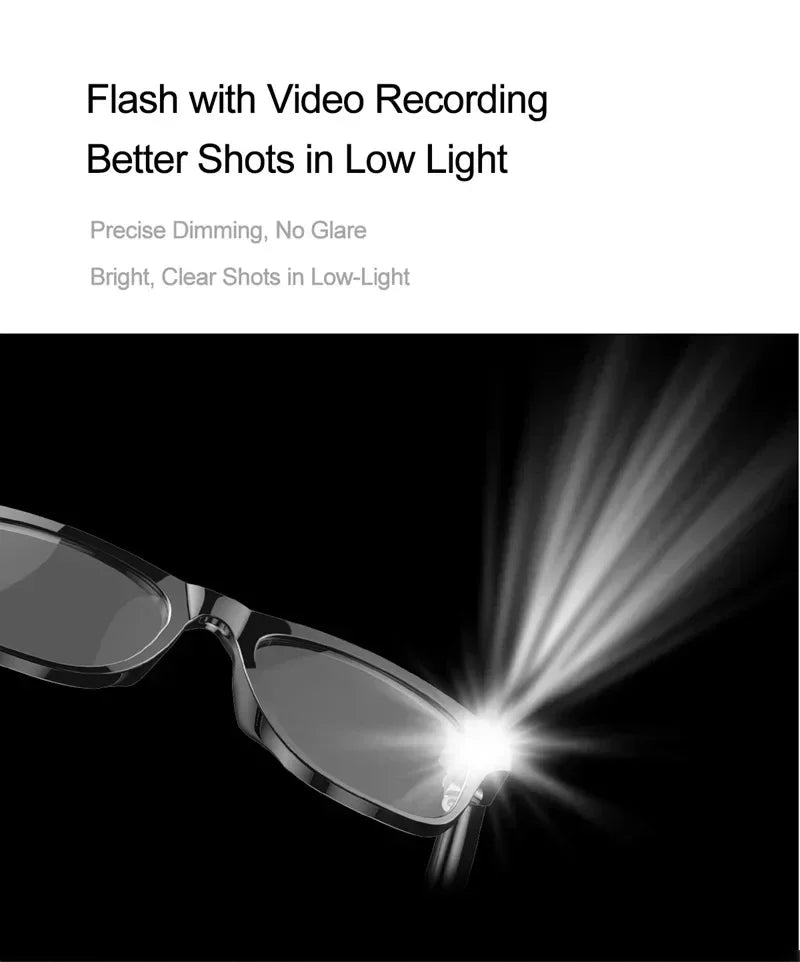 Lenovo 8K HD AI Smart Photochromic Glasses 4K Multifunctional Camera Bluetooth Call Voice Assistant Music Player Translate