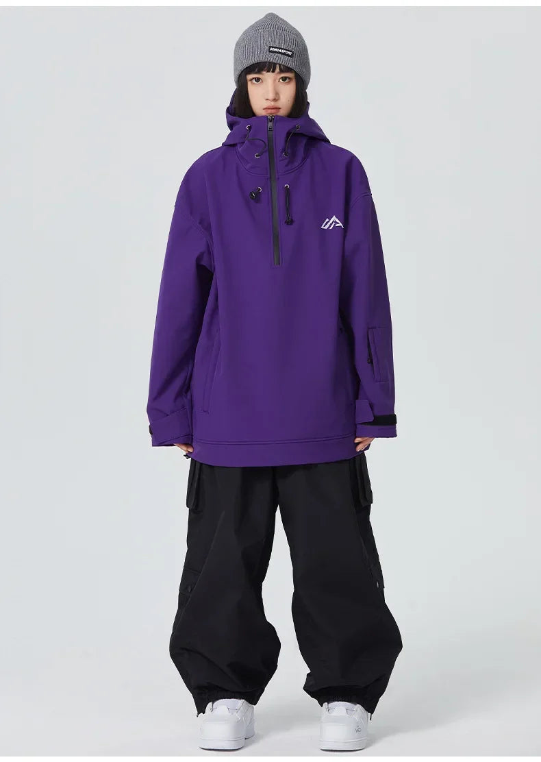 Thermal Ski Jackets 2025 New Winter Woman Outdoor Pro Windproof Sport Skiing Hoodies Man Snowboard Tracksuit Snow Clothing