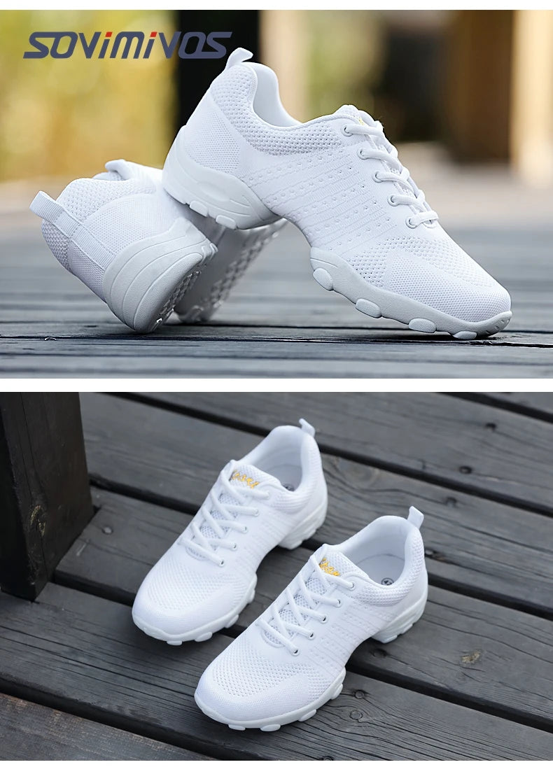 New Coming Dance Sneakers Jazz Shoes Dancing Modern Footwear Belly Contemporary Gym Dancers Leisure Sports Men Women Child Adult