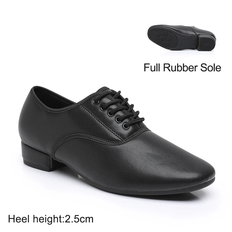 Men's Modern Jazz Sneaker for Men Boys Professional Black White Latin Salsa Shoes Plus Size Low Heel Tango Ballroom Dance Shoes