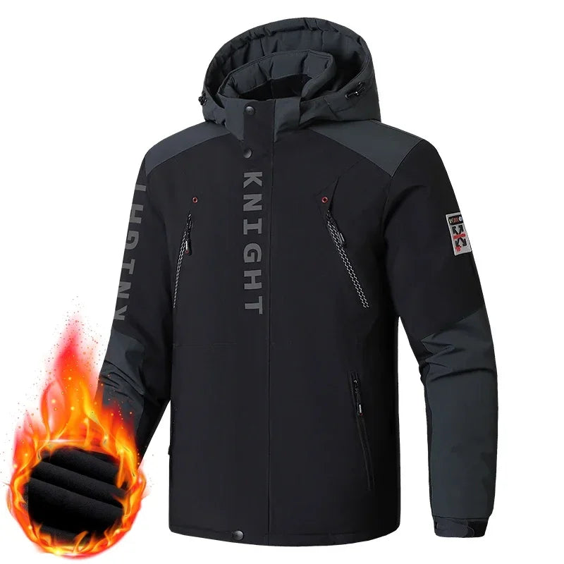 Winter Ski Suit Men Snow Parkas Super Warm Windproof Outdoor Sports Skiing Fleece Jackets and Pants Male Snowboard Wear Overalls