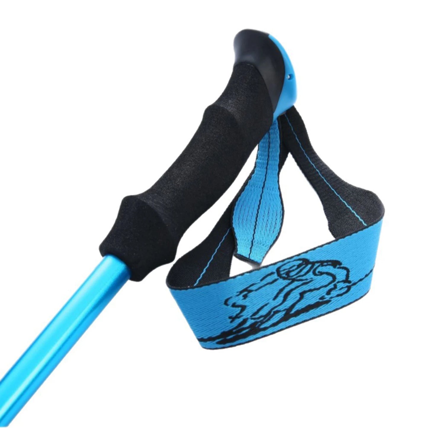 Skiing Pole Adjustable Trekking Poles for Outdoor Adventures Hiking Support Snowboarding Sturdy Walking Sticks for Mountains