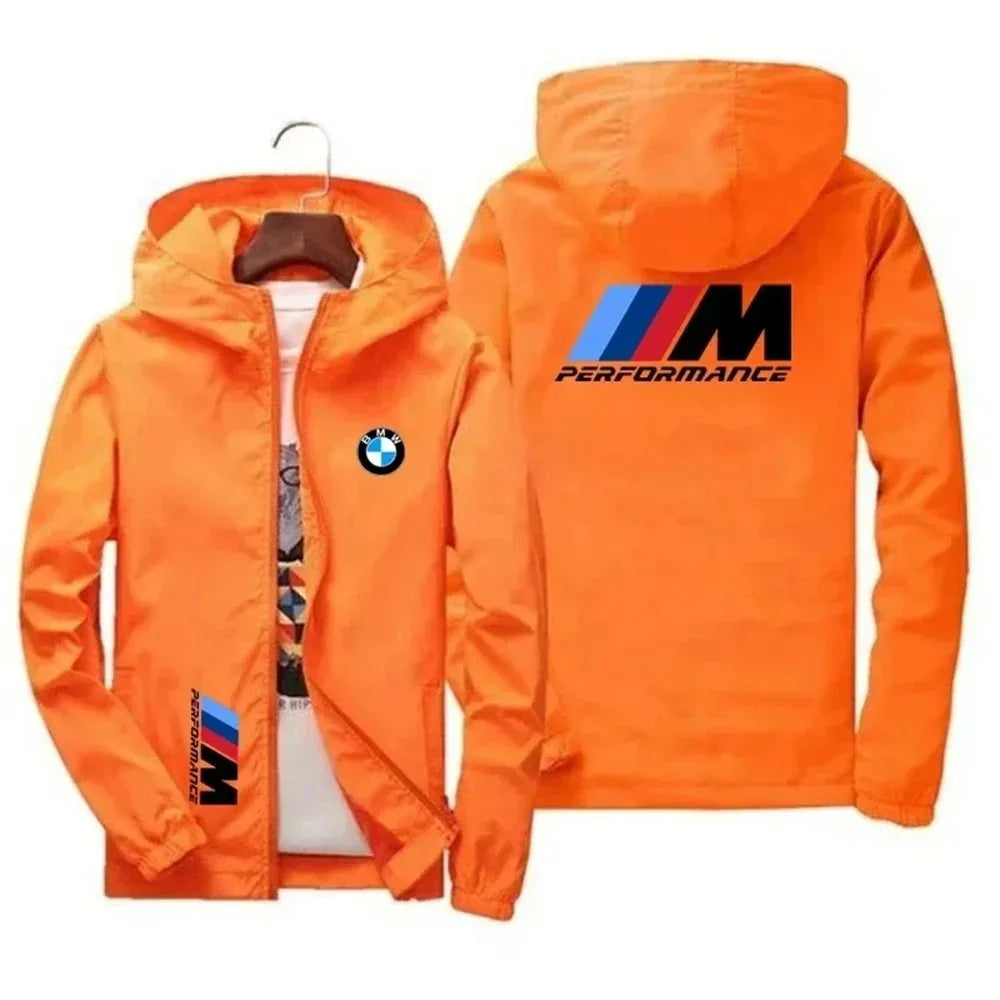 2026 BMW Bucket Hoodie Jacket Large-Sized Trendy Casual Sports Top for Spring And Autumn Stylish New Style