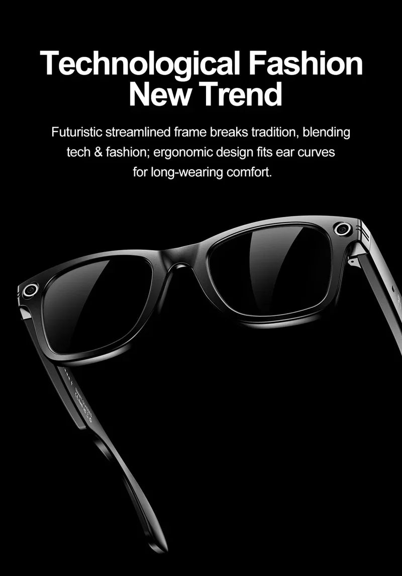OnePlus AI Smart Glasses Photo Sense Camera Bluetooth Music Call Intelligent Recording Ip65 Waterproof Bluetooth Glasses New