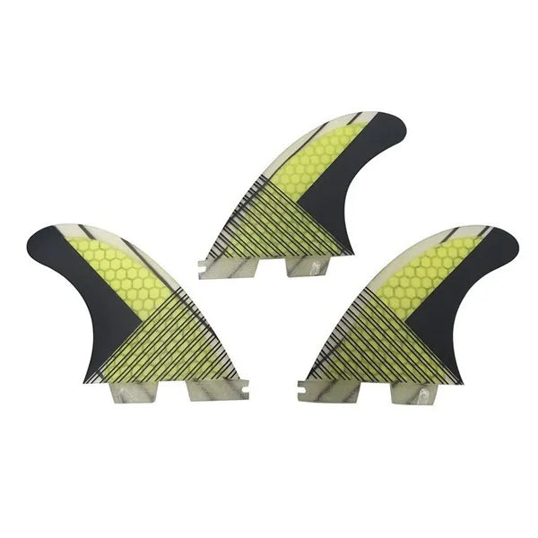 3 Pieces G5 F II Fin Surfboard Fins Honeycomb fiberglass Surf Fins Tri-fin
