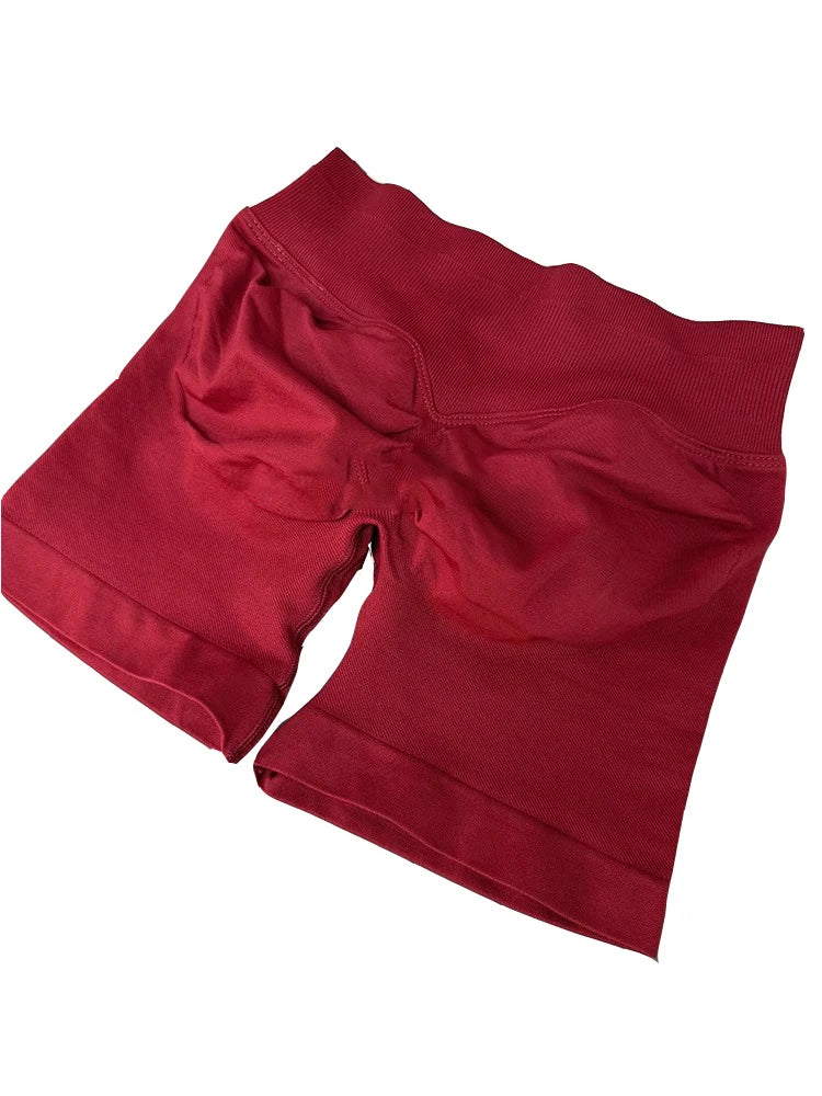 Seamless Shorts 4.5" Yoga Shorts Women Clothes Scrunch Bum Gym Shorts Booty Running Short Butt Lifting Workout Pants Fitness