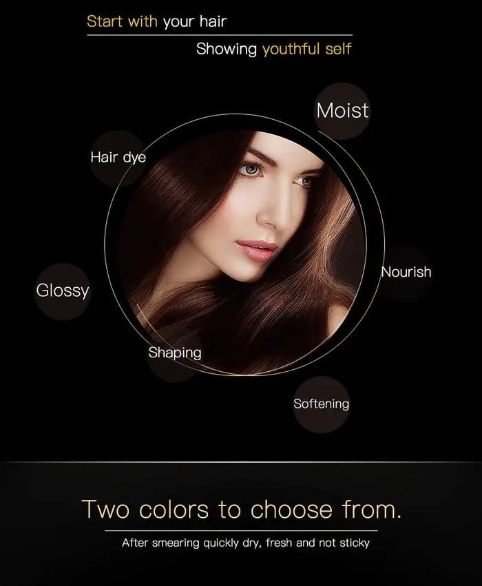 Lai Mei 3.8g Hair Dye Stick for Quick Gray Coverage