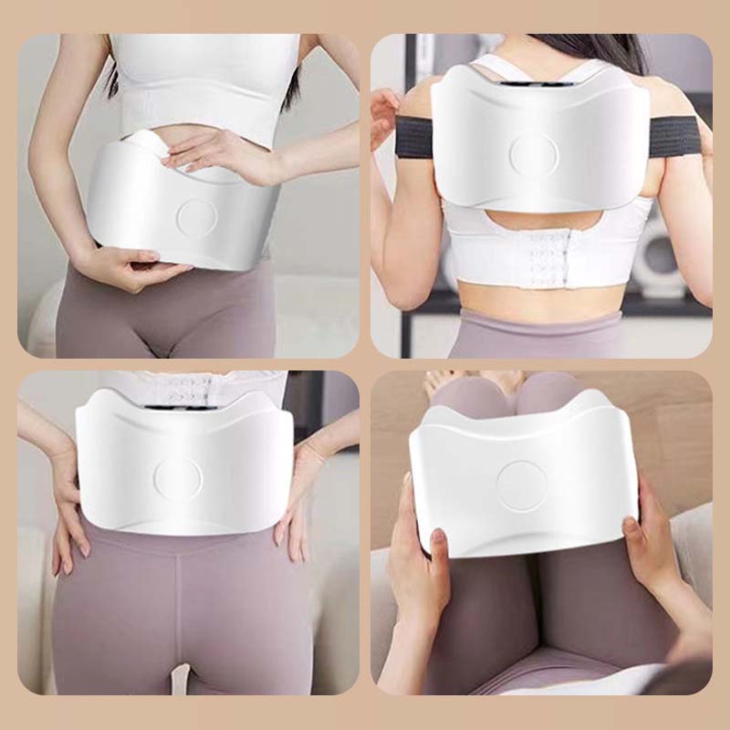 Electric Wireless Abdominal Massager for Fat Burning & Digestion 3-gear Speed Adjustable Lazy Workout HomeFitness Body Sculpting